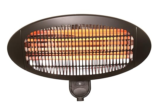 H+H 40145 Wandheizstrahler Bs 45, schwarz