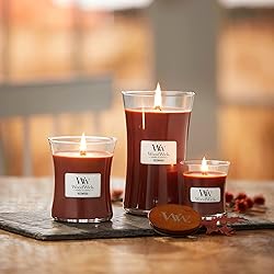 WoodWick Large Hourglass Candle, Redwood - Premium