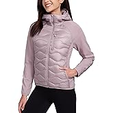 Pioneer Camp Womens Lightweight Insulated Running Jacket Puffer Packable Water Resistant with Zipper Pocket for Hiking Travel