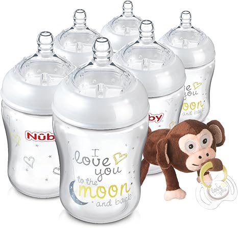 nuby natural touch anti colic bottles