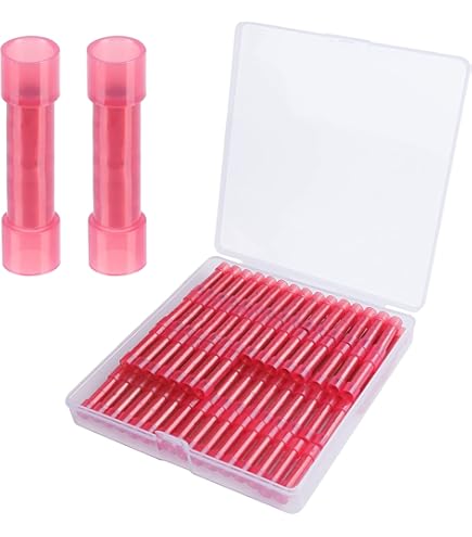 Xscorpion HSBCB Blue 14/16 Gauge Heat Shrink Butt Connectors 50 Per Bag