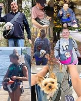 LONTG Pet Sling Carrier Bag for Small Dogs Cats Adjustable Shoulder Strap view 4
