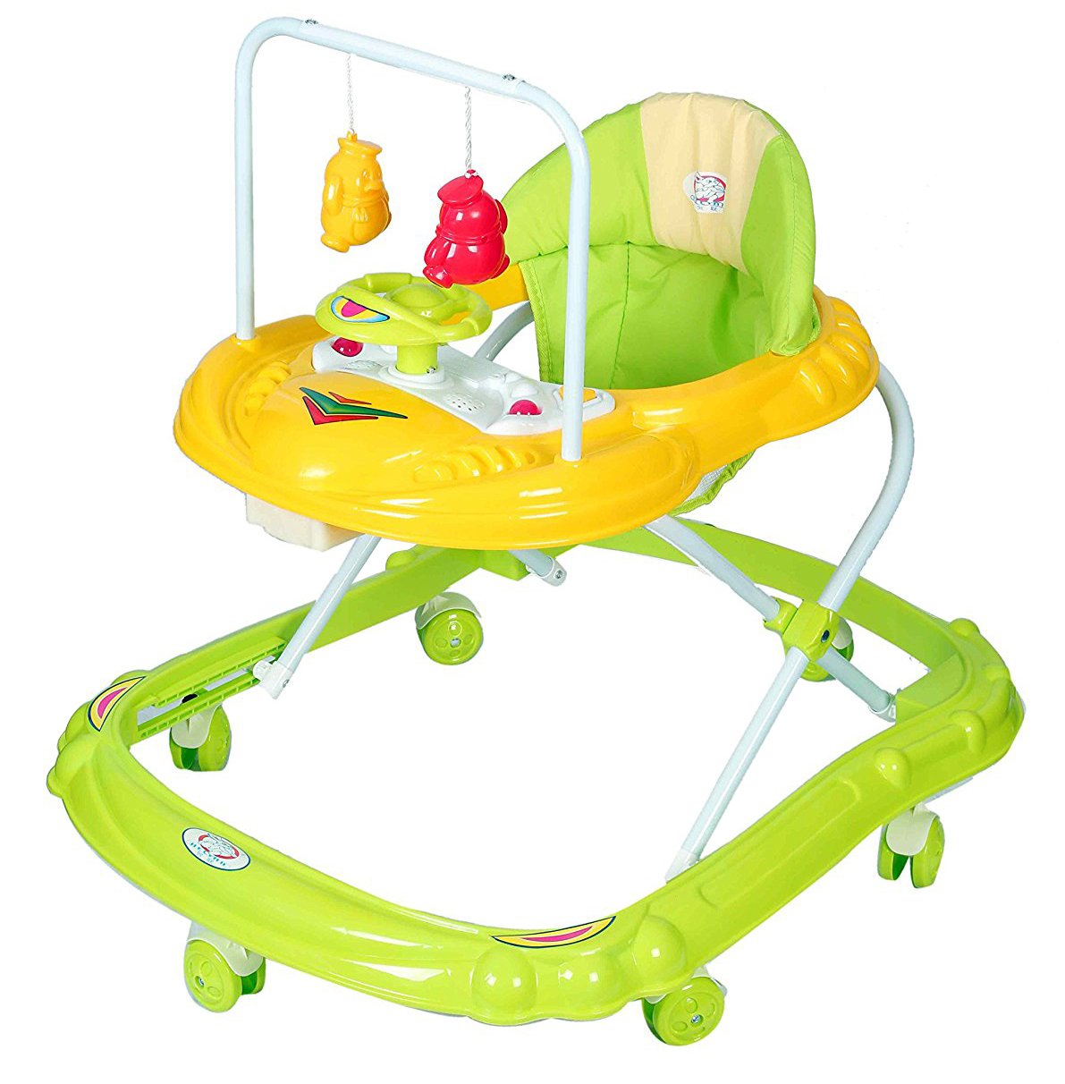 green baby walker