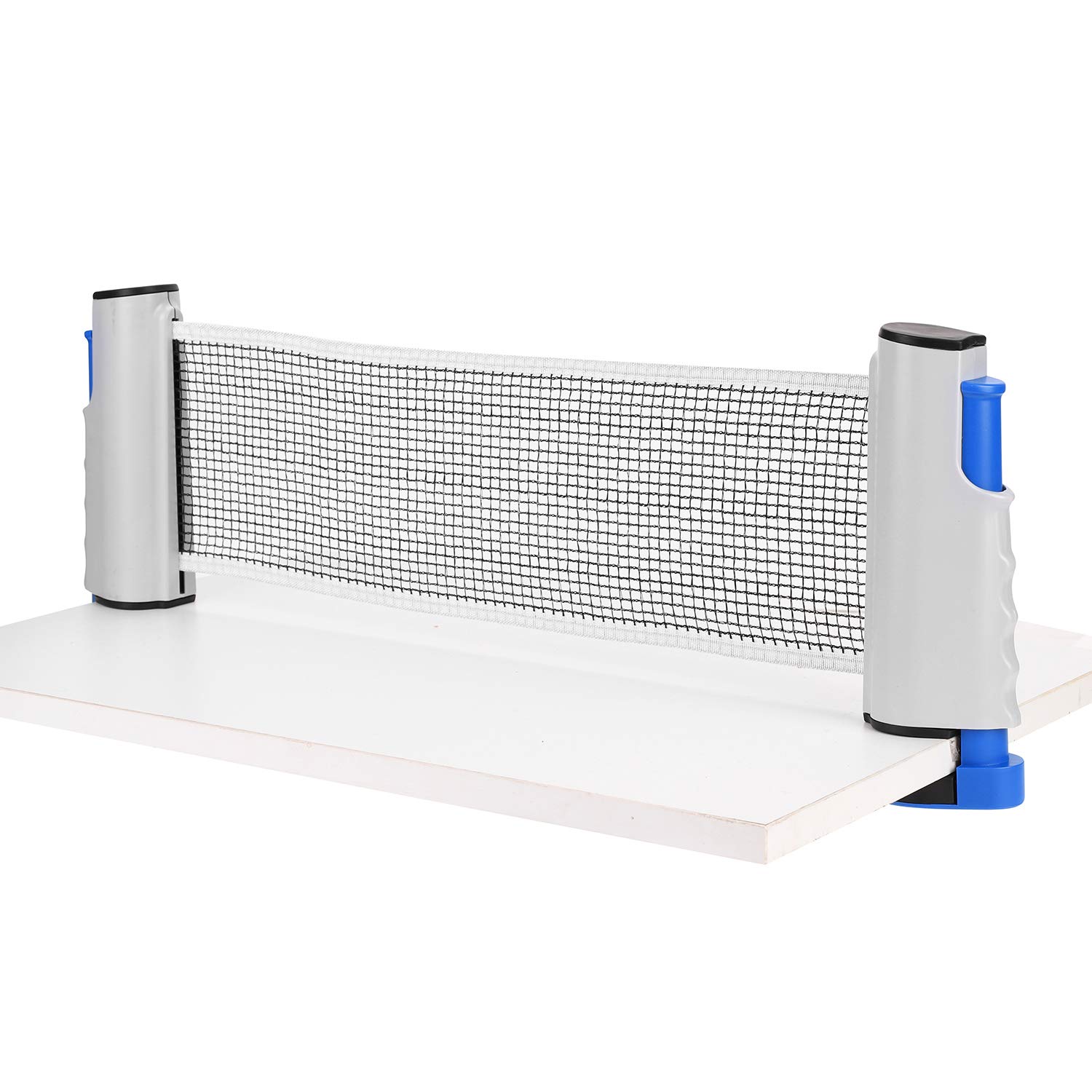 LONTG Portable Ping Pong Net Retractable Table Tennis Net For Any Tables Table Tennis Net Replacement for School Home Office Desk Dining Table Travel Indoor Outdoor Sports Game