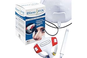 DizzyFIX Vertigo Relief Trainer for Benign Paroxysmal Positional Vertigo or BPPV, Inner Ear Balance Device for Particle Repositioning Maneuver, Non-Drug Solution & Relieves Dizziness