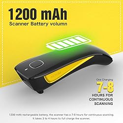 NETUM QR Code Scanner, Mini Barcode Scanner