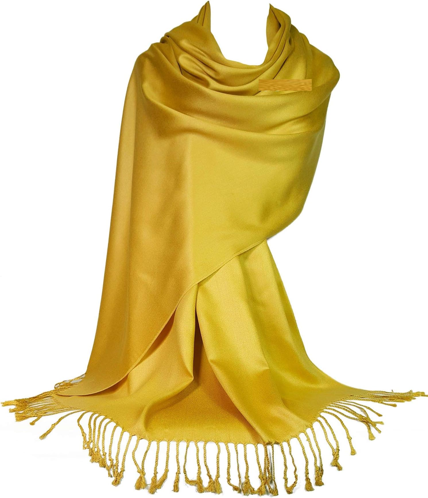 GFM Smooth Shiny Surface Pashmina Style Scarf (L9)