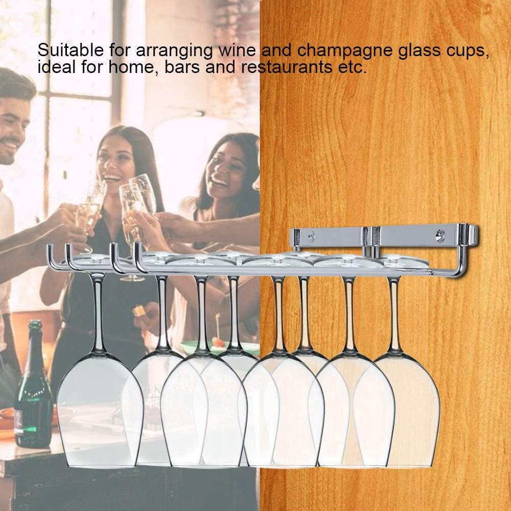 2 PZ SUPPORTO vetro da vino sotto armadio staffe da appendere EUR 46,76