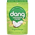 Dang Toasted Coconut Chips | Original | 12 Pack | Vegan, Gluten Free, Non GMO, Healthy Snacks Made with Whole Foods | 3.17 Oz Resealable Bags