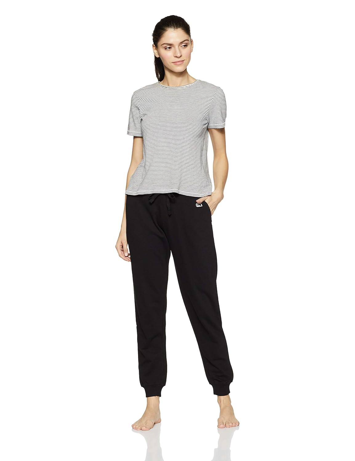 ajile by pantaloons women's printed joggers