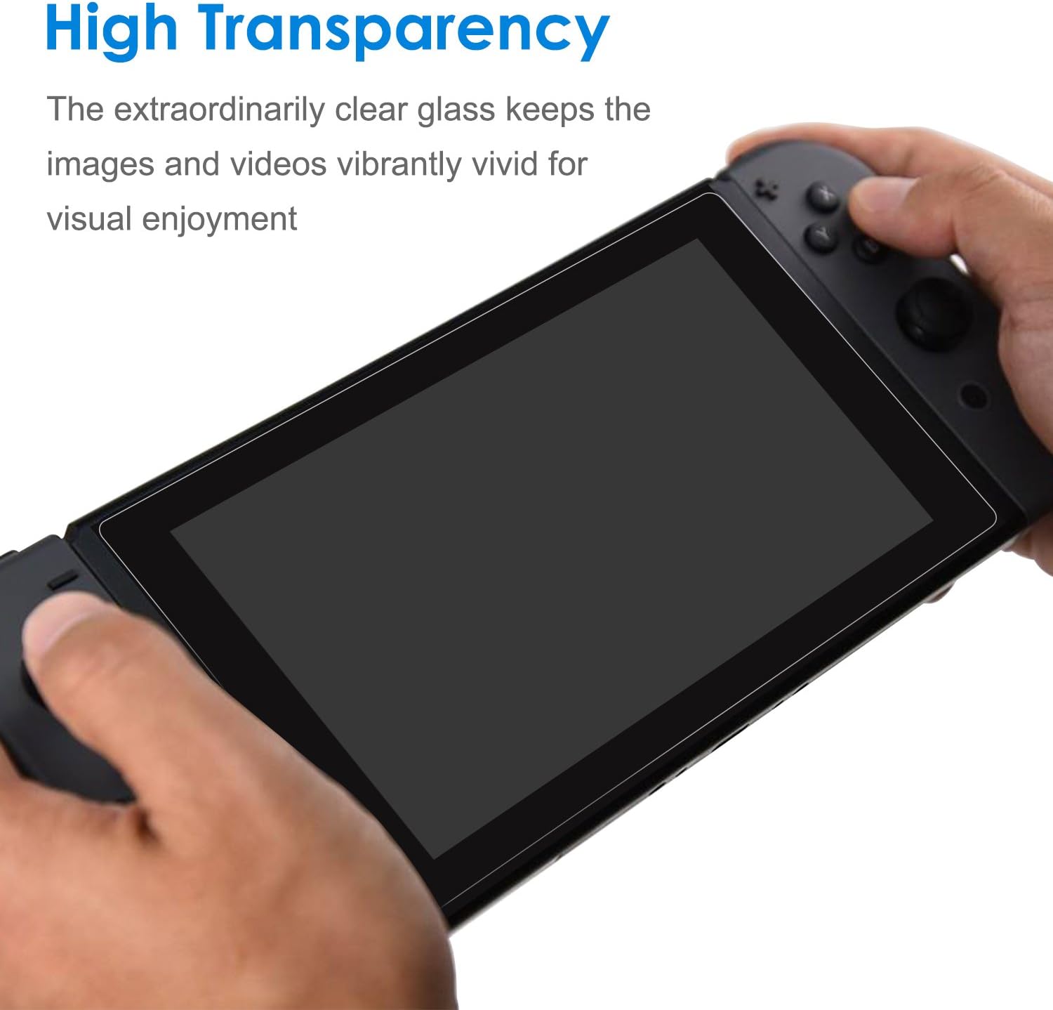 JETech Protector de Pantalla Compatible Nintendo Switch 2017, Vidrio