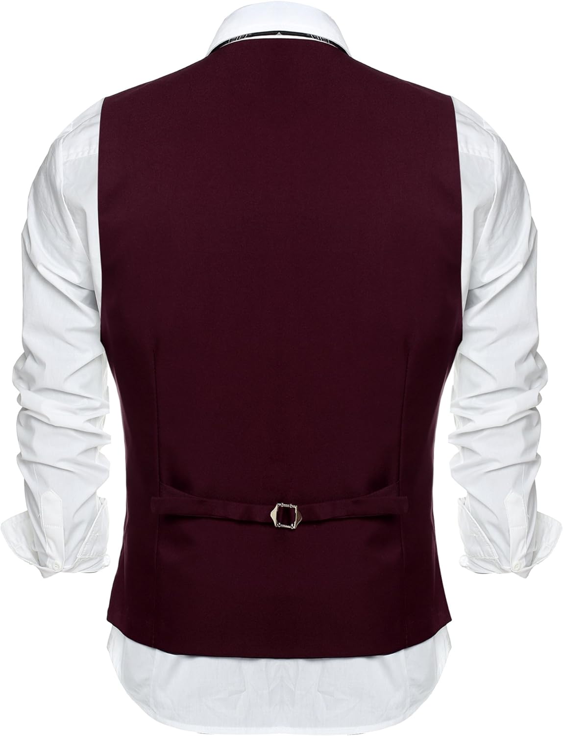 COOFANDY Men's V-Neck Sleeveless Slim Fit Jacket Casual Suit Vests at  Men’s Clothing store