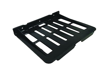 Surety for Safety Plastic Wall Bracket Set Top Box Stand (Black)