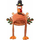 Thanksgiving Turkey Hats Funny Turkey Costume Novelty Turkey Headwear for Thanksgiving Night Event Dress-up Party