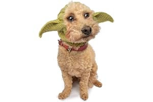 Zoo Snoods Baby Yoda Costume - Alien Knit Dog Snood Wrap for Pets, Warm Neck Ear Cover Protection for Halloween and Winter (Medium)