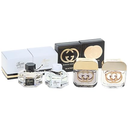 Gucci coffret (gucci) femme coffret cont.: flora EDT, flora eau fraiche EDT, guilty EDT, guilty intense EDP (One-shot) 1st (737052530796)
