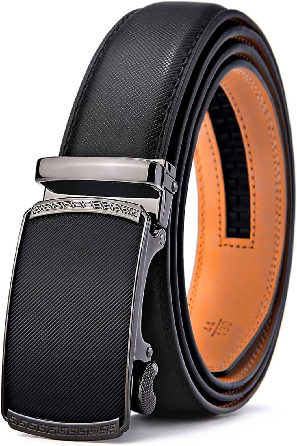 Men's Belt,Bulliant Slide Ratchet Belt For Men Dress Pant Shirt Genuine Leather,Trim To Fit