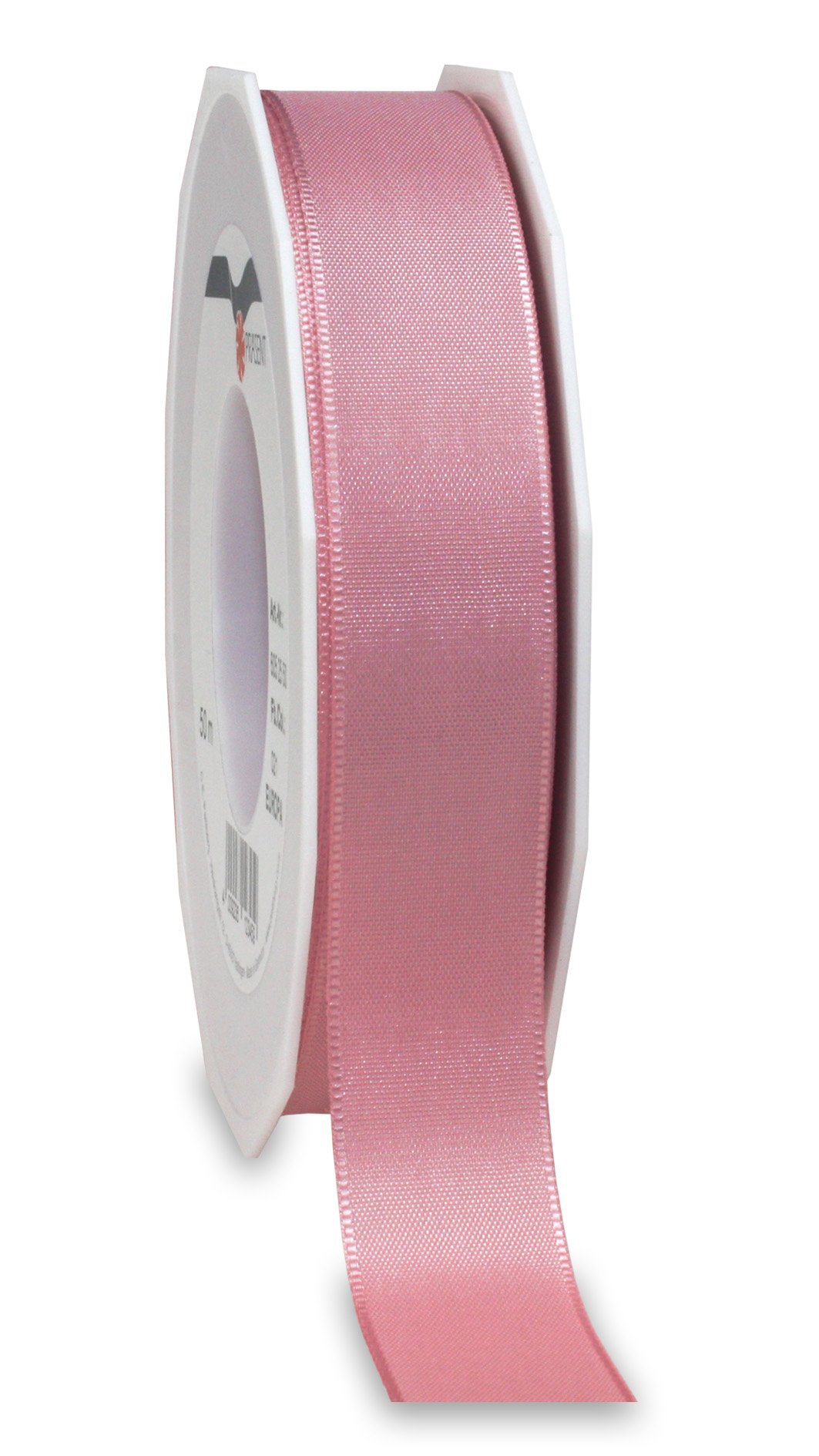 Präsent - Europa Taffeta Ribbon Old Pink 25 mm width, 50 m length — image 1