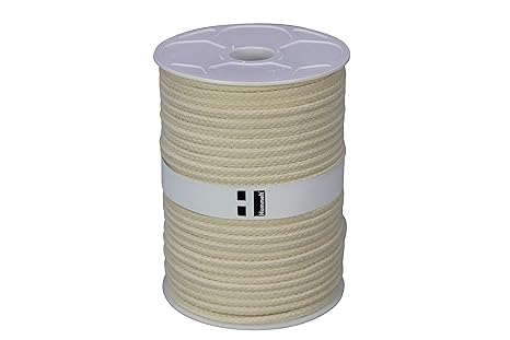 Hummelt® SilverLine-Rope Baumwollseil Baumwollkordel (H) 10mm 50m natur (beige) auf Rolle