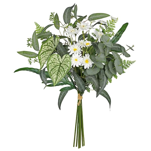 ARTIFICIAL GREENERY STEMS BOX SET, 5 KINDS MIXED...