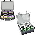 FULLCASE Flash Drive Case USB Memory Stick SD Card Storage Organizer, Battery Storage Organizer Holder Holds 54 AA AAA Batteries