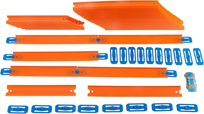 Hot Wheels Stunt DCC Track Builder Playset, 40ft
