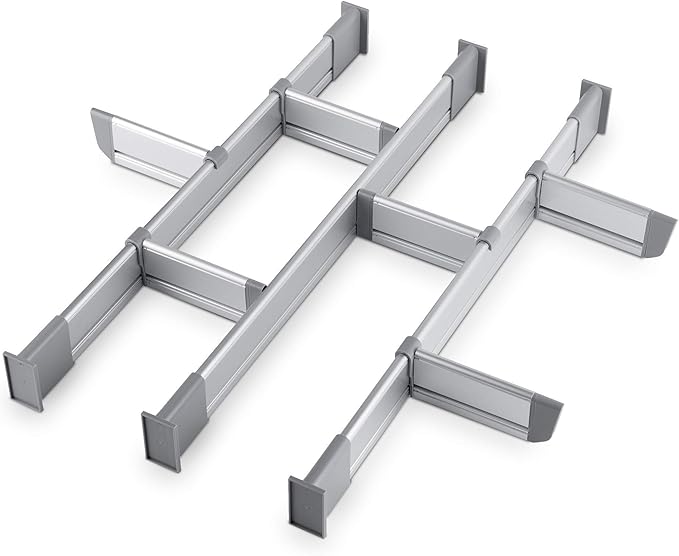 Practical Comfort Schubladen-Organizer, Verstellbarer Schubladeneinsatz