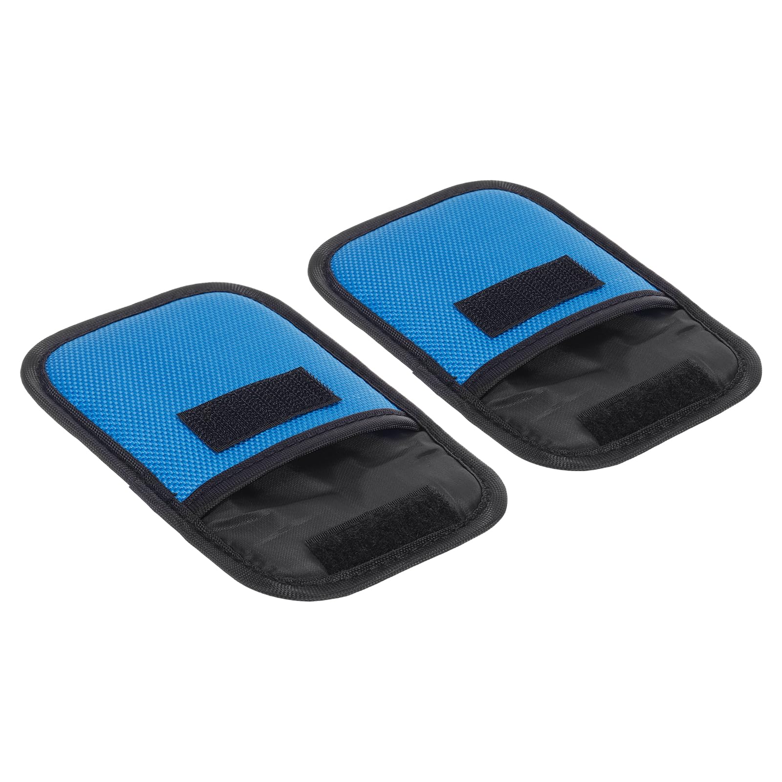 PATIKIL 2 Pcs Lens Filter Case, Portable Camera Filter Pouch, Blue, 58mm-2.3inch, 90x90mm/3.5x3.5inch