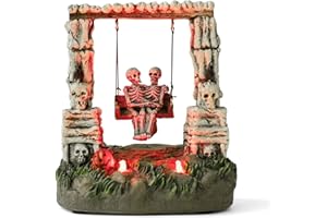 innodept12 Halloween Swinging Skeleton Figurine Decor Indoor Use (HL210912)