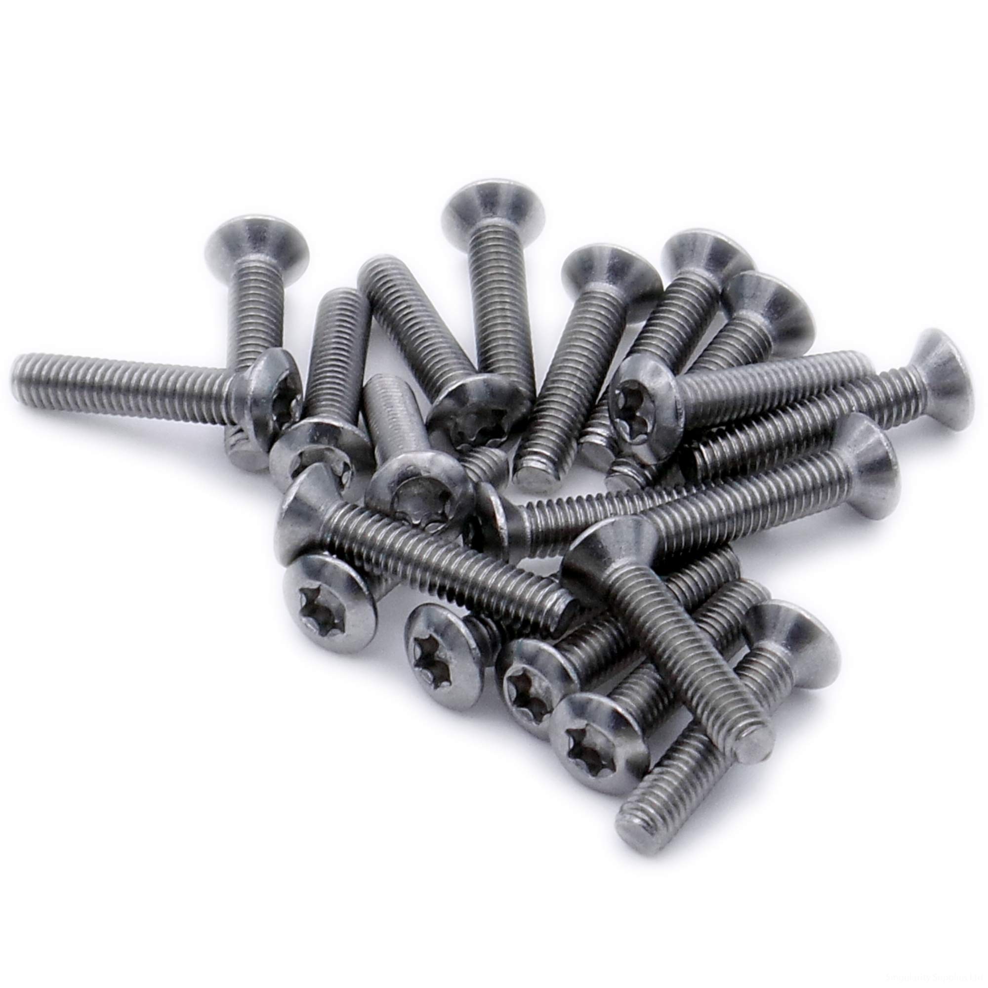 M3 (3mm x 6mm) TX Socket Raised Countersunk Machine Screw (Bolt) - Stainless Steel (A2) (Pack of 20)