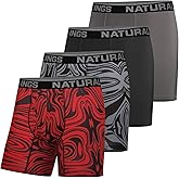Natural Feelings Athletic Mens Underwear Boxer Briefs for Men pack 2-4 Pack S M L XL XXL