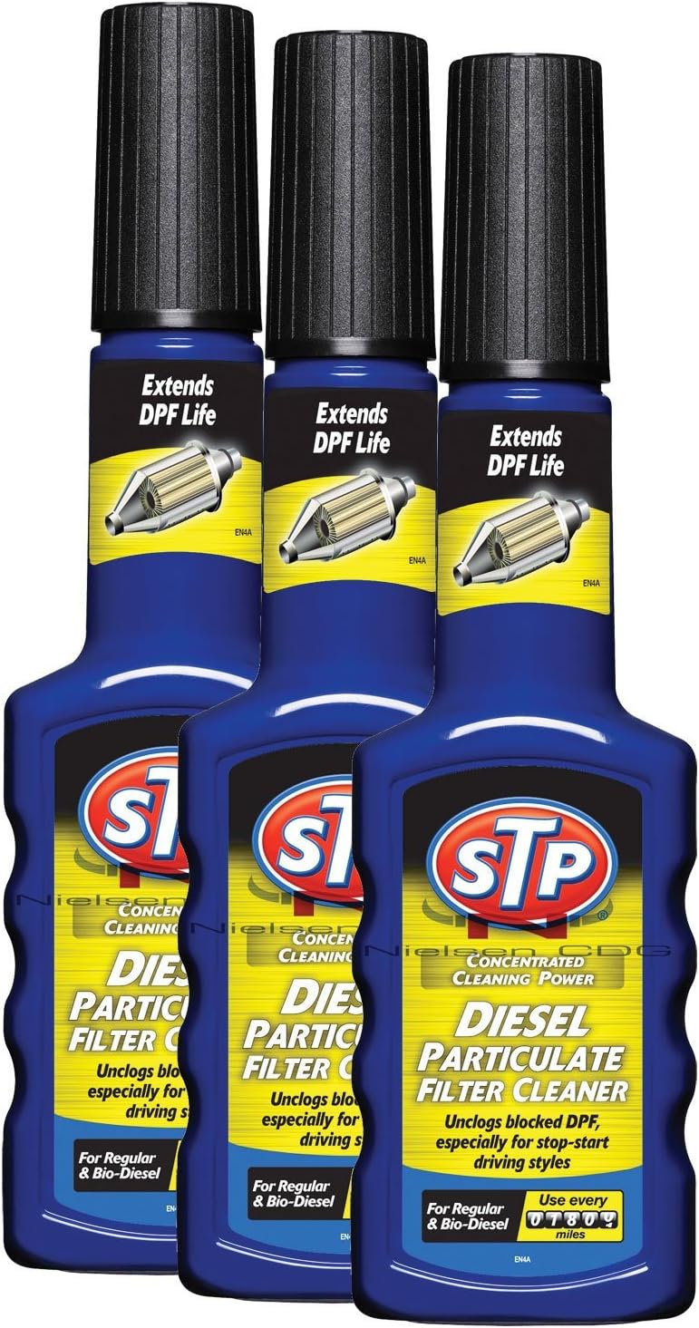 STP Diesel Particulate Filter Cleaner - 3x200ml = 600ml