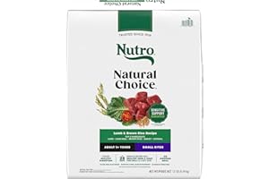 Nutro Natural Choice Adult Small Bites Dog Food, Lamb & Brown Rice Recipe, 12 lb. Bag