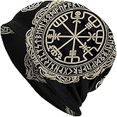 GVGOAGL Skull Beanie for Women Men, Warm Stretch Knitted Beanies Hat Lightweight Casual Slouchy Cap Cancer Headwear