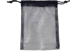 Mesh Drawstring 18Cm 7G Mesh Bag String Net Bag Storage Pouch Black Handy and professional