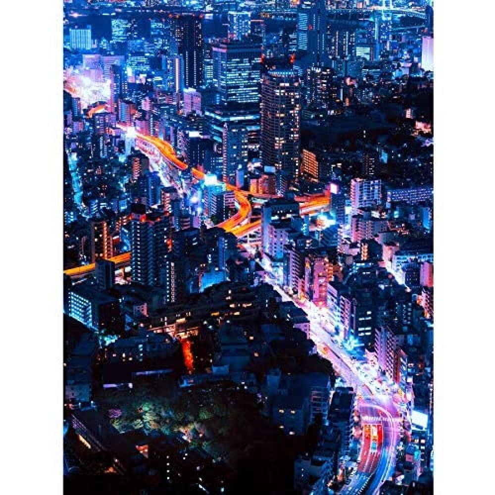 Artery8 Nolbert Tokyo Japan Time Lapse Lights Photo Art Print Canvas Premium Wall Decor Poster Mural