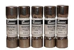 BBS-1 Fast Acting Fuse 1 Amp 600 Vac (5 Pack) QSU