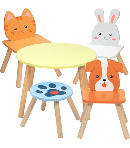 Tender Leaf Toys - Forest Raccoon Chair - Muebles De Madera | Meses sin Tender Leaf Toys - Forest Raccoon Chair - Muebles De Madera | Meses sin