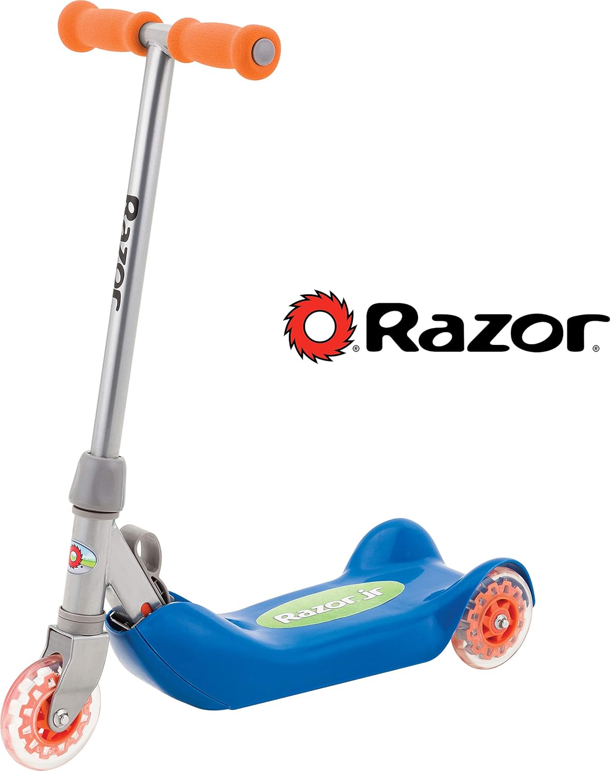 Razor Jr. Folding Three Wheel Kick Scooter for Toddlers