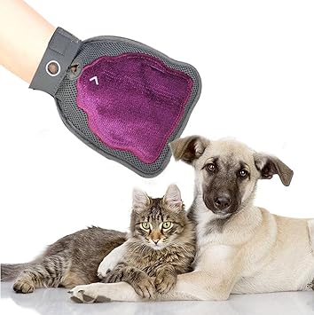 Amazon 犬 猫用 ペットブラシ ラバーブラシ シャンプーブラシ 整毛ブラシ マッサージブラッシング ラバー Pvc革 メッシュ素材 お手入れ 抜け毛取り マッサージ ブラシ パープル 猫 Chongbachongma バスグッズ 通販