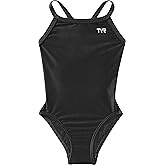 TYR TYReco Solid Color Diamondfit One Piece Girls' Swimsuit - Athletic Training and Competition Swimwear - Resists Chlorine