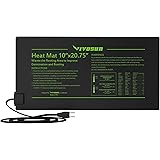 VIVOSUN Durable Waterproof Seedling Heat Mat Warm Hydroponic Heating Pad 10" x 20.75" MET Standard