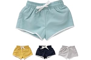 Sisterly Market - Toddler Swim Shorts, Kids Swimsuit with Stretchy Spandex Liner & Breathable Outer Microfiber Fabric