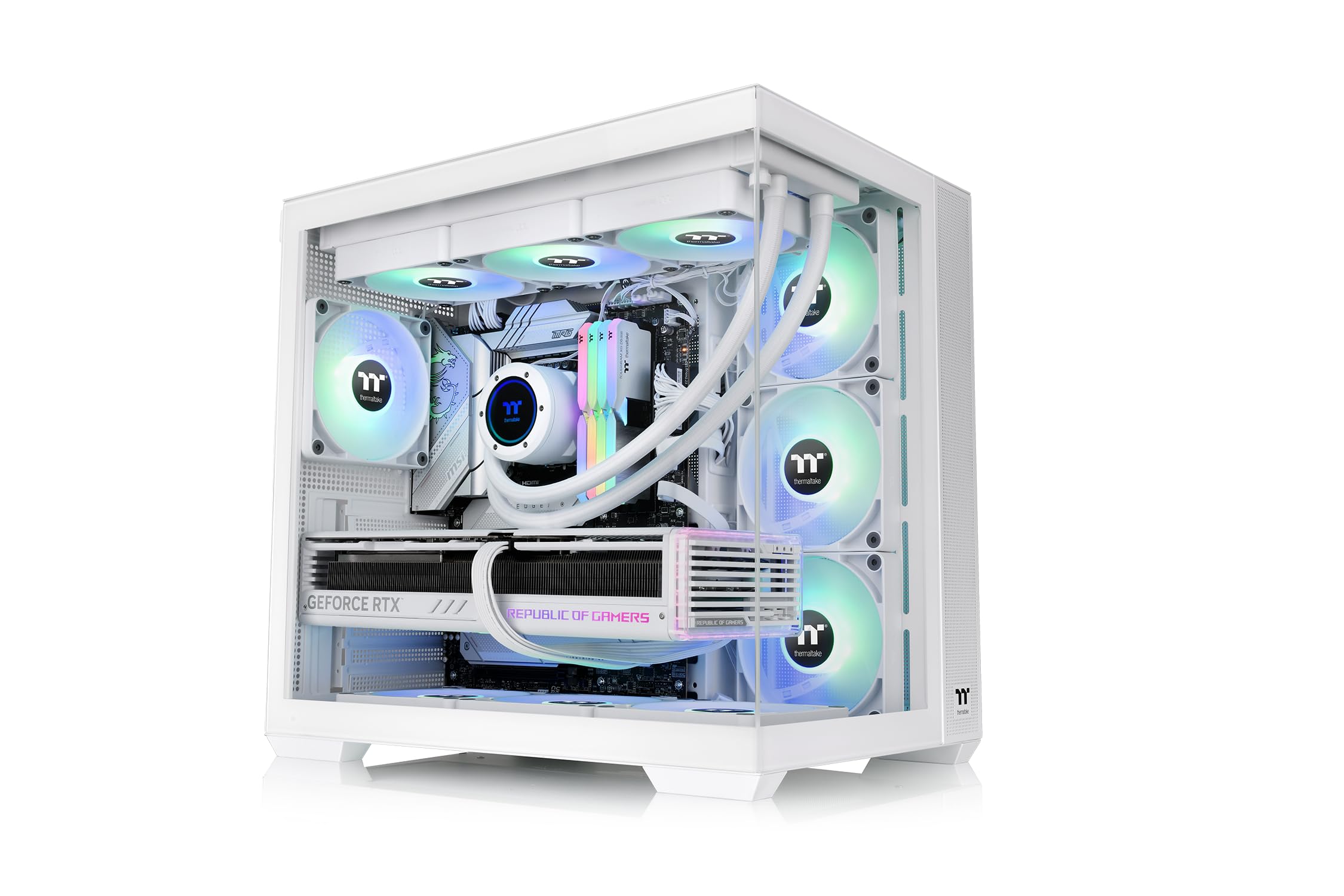 Thermaltake View 380 TG ARGB | Mid Tower Chassis | Snow 5
