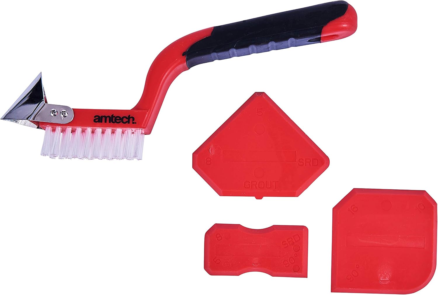 Amtech H2140 Caulking tool kit, Black & Red