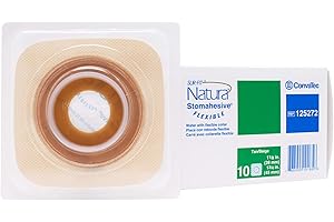 ConvaTec SUR-FIT Natura stomahesive Flexible pre-Cut Skin Barrier, 10 Count