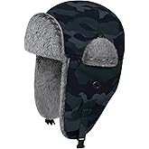 Sarfel Waterproof Toddler Winter Hat Baby Boy Winter Hat with Warm Fleece Kids Trapper Hat Girls Winter Hat Toddler Snow Hat