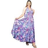 Herstreet Floral Maxi Dress, V-Neck Halter, Bohemian Long Sundress, Summner Beach Dress