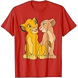 Disney The Lion King Young Simba and Nala Together T-Shirt T-ShirtOEKO-TEX STANDARD 100