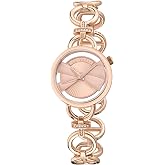 Ted Baker Lilabel Women's Rose Gold-Tone Stainless Steel Bracelet Watch